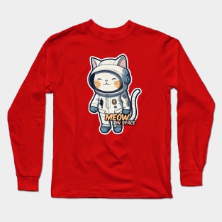 Astronaut cat Long Sleeve T-Shirt